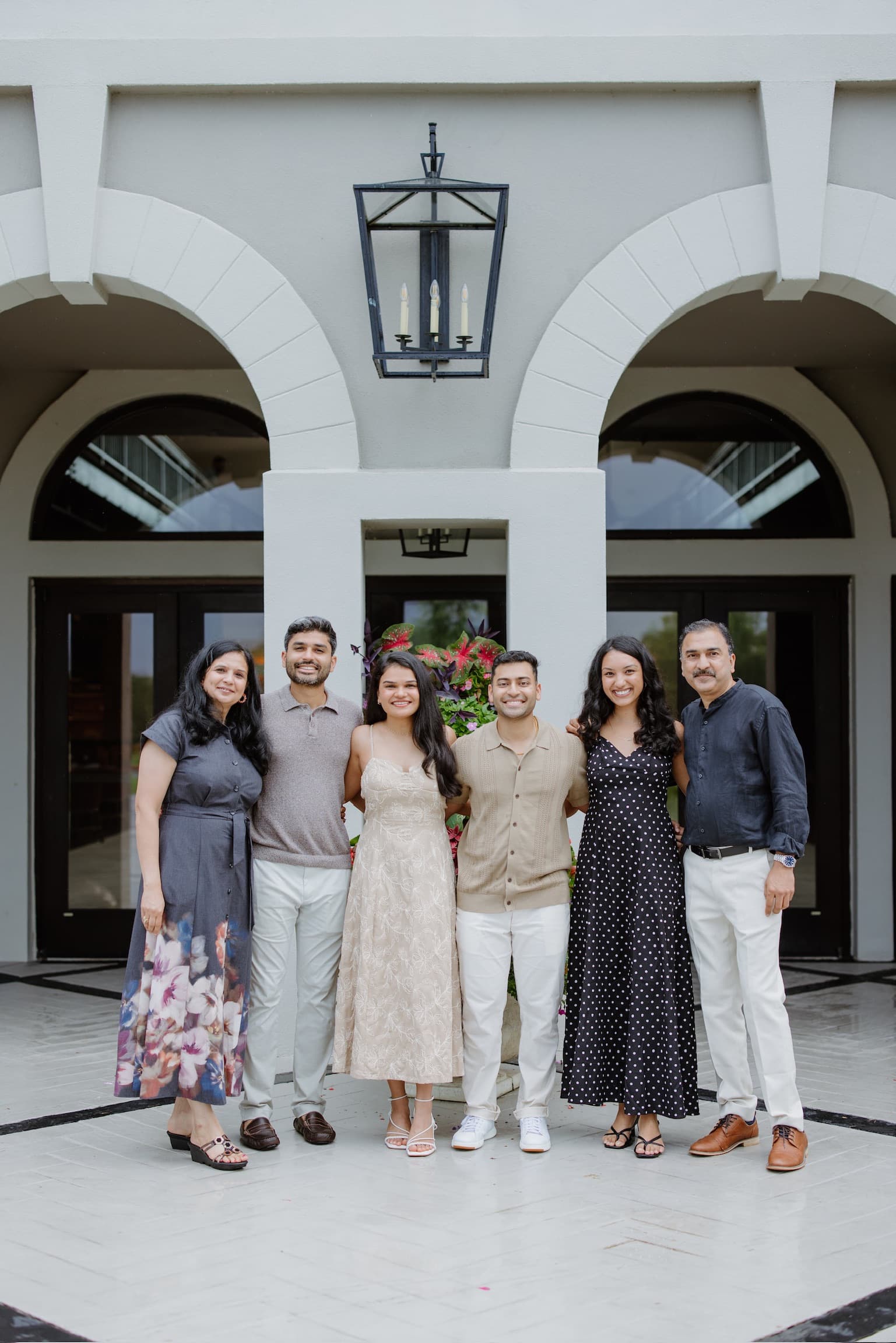 The Patels family photo