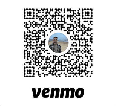 Venmo QR code for @akshaysinha